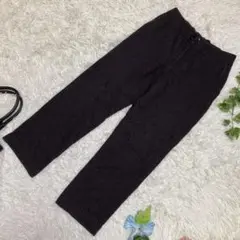 美品　ヒロココシノ　ウールスラックス　ブラウン　ヘリンボーン　40 Lサイズ