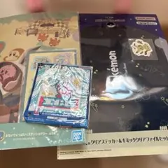カービィ　ポケモン　一番くじ　クリアファイル　コースター