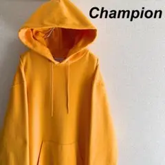 古着 Champion チャンピオン ワンポイントロゴ刺繍 スウェットパーカー