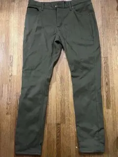 GENELESS裏起毛 パンツ スキニ 裏フリース チノパン 秋 冬 メンズ