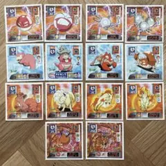 アマダ ポケモン最強シール烈伝 進化セット (14枚)
