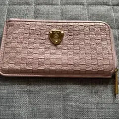 ✨美品✨　アタオ　スリモ　メッシュ　エクリュ アタオ slimoスリモ・メッシュ エクリュ 長財布 イントレ
