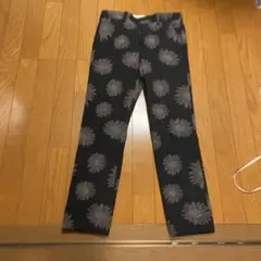 未使用品　やUnited arrows 花柄 ブラック スラックス