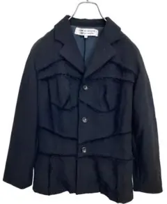 COMME des GARCONS カッティング 3Bジャケット 黒M
