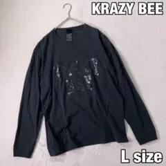 レア✨KRAZY BEE ロンT ブラックエディション 刺繍ロゴ 山本KID徳郁