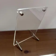 スタンドタイプ　フォトフレーム　アクリル　クリア　カード　印刷物　インテリア