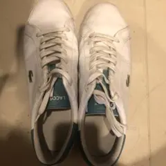 Lacoste Powercourt シューズ 11.5 USA ホワイト