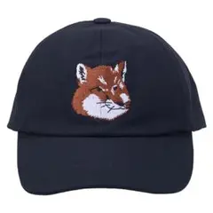 新品 メゾンキツネ キャップ ネイビー ベースボールキャップ 2022秋冬