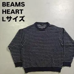 BEAMS HEART バーズアイニット　ネイビー　紺色　在原みゆ紀　柴田ひかり