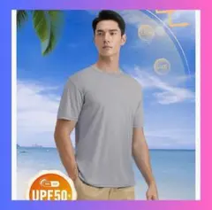 トレーニングウェア Tシャツ 吸汗速乾 半袖 UVカット ラッシュガード 2XL