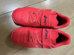 ASICS トレーニングシューズ レッド