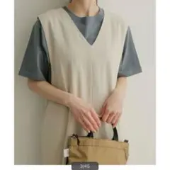 アーバンリサーチドアーズUSAコットン半袖Tシャツブルーグレーウィメンズ