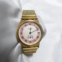 希少　CELINE　スモセコ　ピンクシェル　新品電池交換