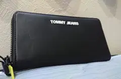 トミージーンズ 長財布 ブラック 黒aw0aw10686
