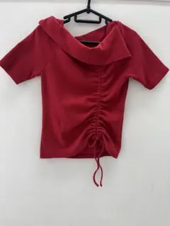 AZUL By moussy ニットトップス レッド
