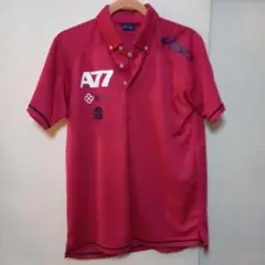 asics A77 赤 ポロシャツ