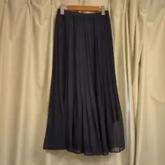 匿名配送　ユニクロ　ダークネイビー　ロングスカート　サイズS