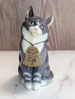 Royal Copenhagen 1993年製　猫の置物　Sitting Cat