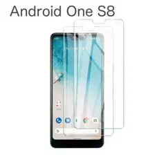 Android One S8 ガラスフィルム 2枚セット 液晶保護強化