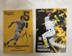 阪神タイガース プロ野球チップスカードセット
