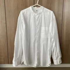UNIQLO エクストラファインコットンブロードスタンドカラーシャツ L