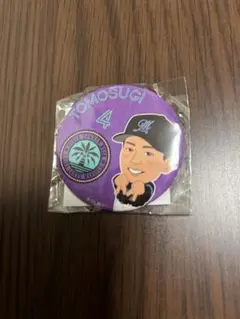 千葉ロッテ　 友杉篤輝 4 缶バッチ