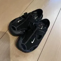 Nike ベビーサンダル ブラック　14