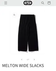 GOAT ESSENCE MELTON WIDE SLACKS size2