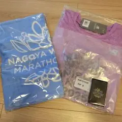 名古屋ウィメンズマラソン2025 参加賞Tシャツ&タオル&ハンドミラー
