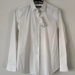 新品　UNIQLO 長袖ストレッチシャツ ホワイト 38