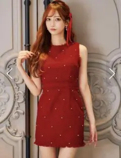 ジュエルズツイードノースリーブミニワンピース極美品❣️M
