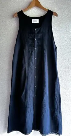 BEAMS BOY ノースリーブ ブラック ワンピース