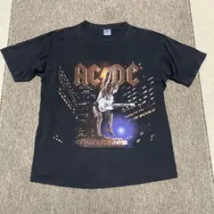 AC/DC バンドTシャツ　Mサイズ　黒　2000年ツアーTシャツ バンT