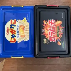 【2つセット】じゃがりこ、カラムーチョコンテナのみ