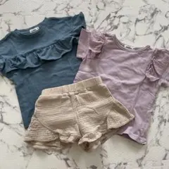 pairmanon ペアマノン　3点セット　Tシャツ　ショートパンツ　夏コットン