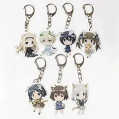 ブレイブウィッチーズＳＤアクリルキーホルダー ７個セット