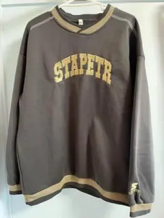 STAPETR オーバーサイズスウェット ブラウン