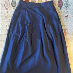 UNIQLO ネイビー ロングスカート L