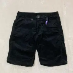 ノースフェイス パープルレーベル ストレッチ コーデュロイ ショーツ 32 BK