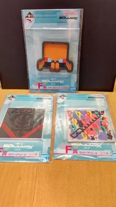 機動戦士ガンダム ジークアクス 一番くじ F賞 ラバーアソート 3種セット