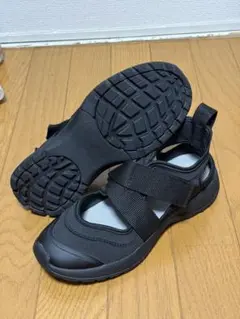 無印良品 MUJI ブラック スニーカーサンダル XS 23cm