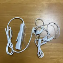 ホワイト ヘッドセット 3.5mmジャッ