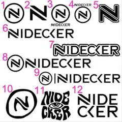 NIDECKER ナイデッカー ステッカー