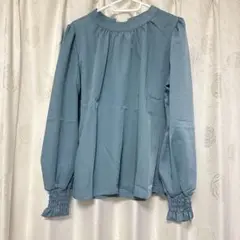 ブラウス レディース ボリュームスリーブ ハイネック カットソー トップス