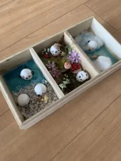 シマエナガの冒険 ハンドメイド　レジン作品