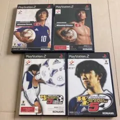 PS2／ウイニングイレブン　4枚セット