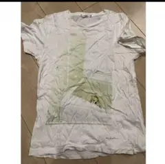 犬のイラスト コットンTシャツ　UNIQLO Tシャツ　M