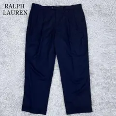 《美品》 ラルフローレン スラックス メンズ ダークネイビー
