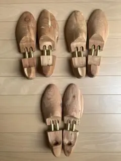 【BRIGA】シューツリー　4足セット Sサイズ（25-25.5cm）中古品 BRIGA】シューツリー4足セット Sサイズ（25-25.5cm）中古品