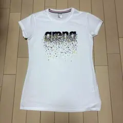 arena カラフルスプラッシュ Tシャツ M